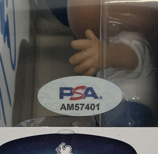 GABRIEL IGLESIAS SIGNED WHITE DODGERS "STADIUM FLUFFY" FUNKO POP 08 PSA AM57401