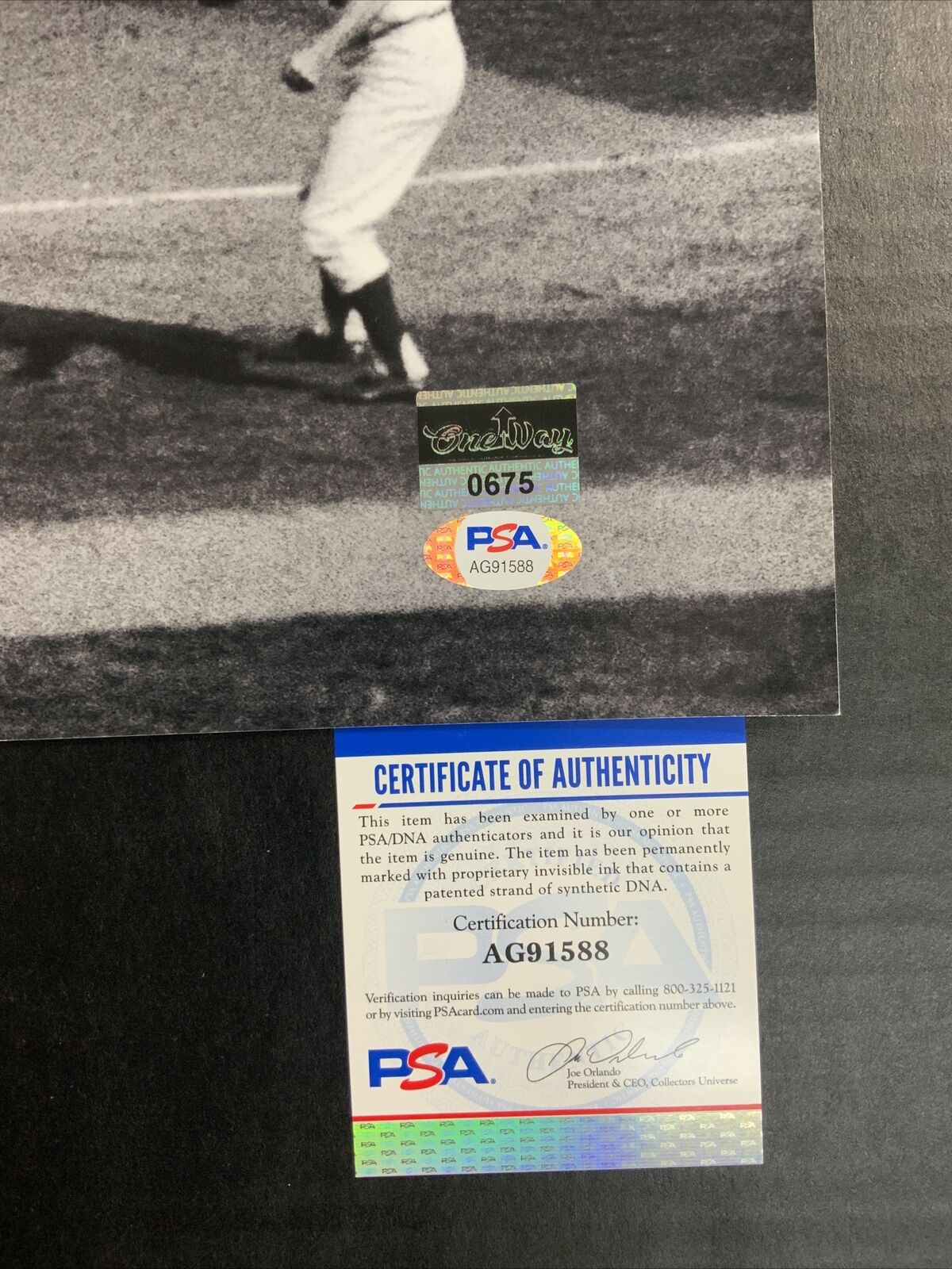 DODGERS MAURY WILLS SIGNED 16X20 PHOTO "10-3-62 STOLEN BASE #104" PSA COA