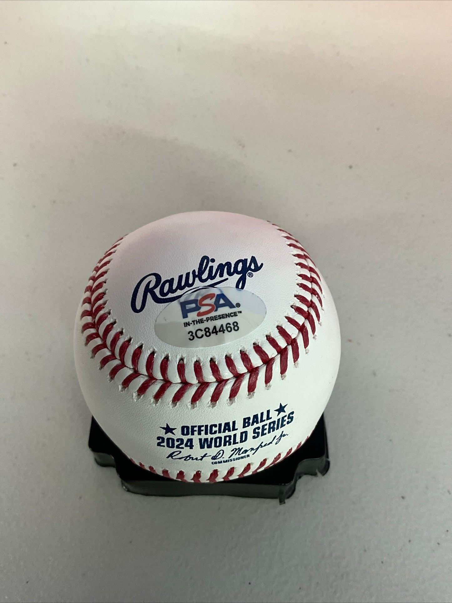 MICHAEL KOPECH DODGERS SIGNED 2024 WORLD SERIES BASEBALL PSA