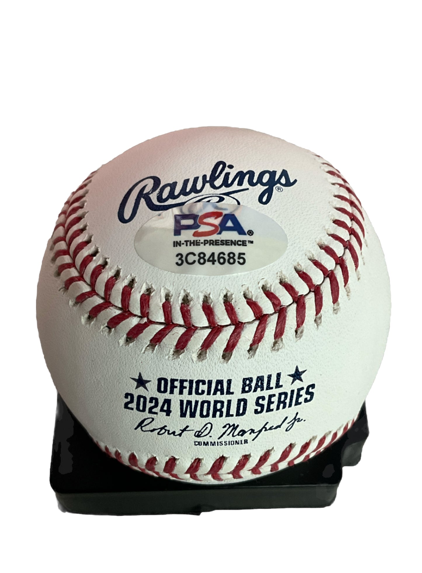 BRUSDAR GRATEROL DODGERS SIGNED 2024 WORLD SERIES BASEBALL PSA