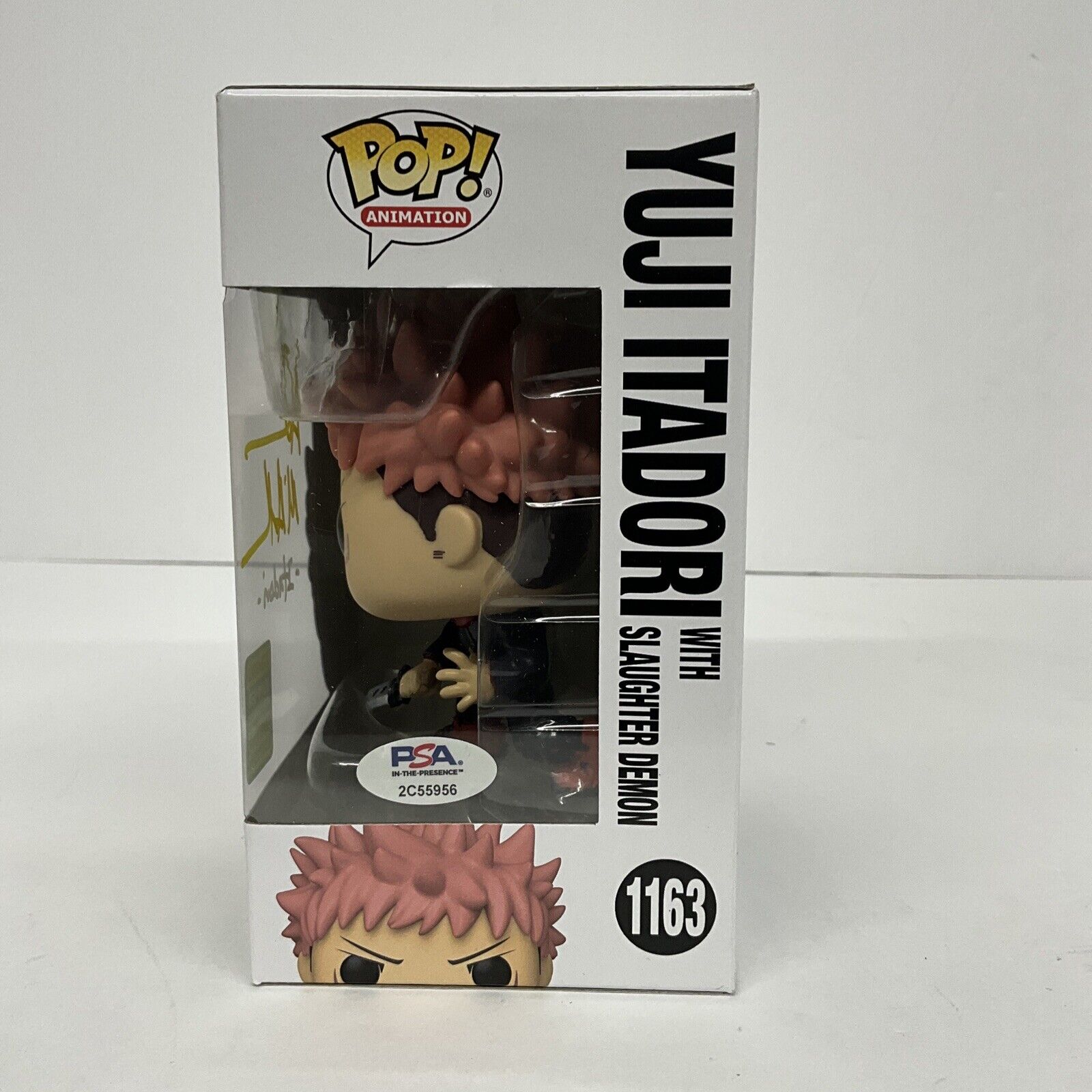 ADAM MCARTHUR SIGNED YUJI ITADORI JUJUTSU KAISEN FUNKO POP 1163 PSA 2C55956