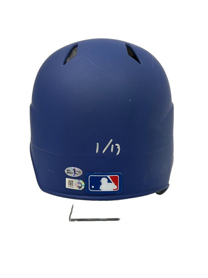 1/13 MAX MUNCY SIGNED DODGERS FULL SIZE HELMET " 2020 WS CHAMPS" IN MLB JD399741