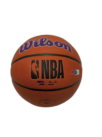 SHAQUILLE O'NEAL SIGNED LOS ANGELES LAKERS WILSON LOGO BASKETBALL BAS 1W489436