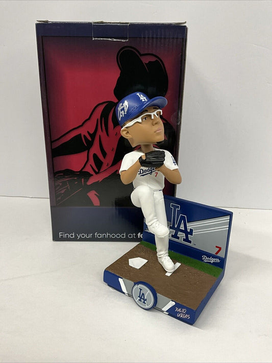 JULIO URIAS WS CHAMP SIGNED DODGERS FOCO LIMITED /222 BOBBLEHEAD BECKETT WZ59889