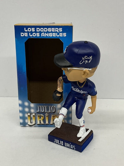 JULIO URIAS SIGNED DODGERS CITY CONNECT 2022 SGA BOBBLEHEAD BECKETT WX95680