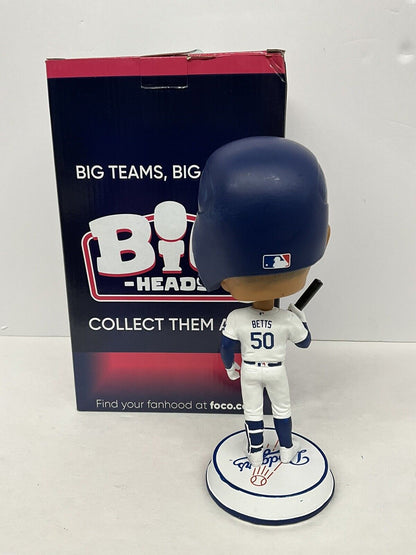 MOOKIE BETTS SIGNED DODGERS FOCO BIGHEAD BOBBLEHEAD 82/144 FANATICS HG99301740