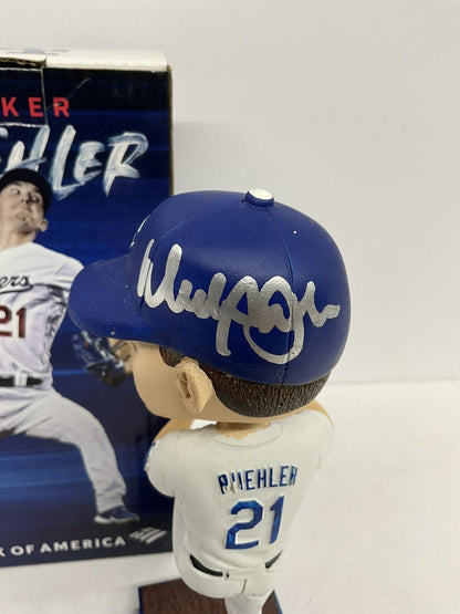 WALKER BUEHLER 2020 WS CHAMPION SIGNED DODGERS 2019 SGA BOBBLEHEAD BAS V73003