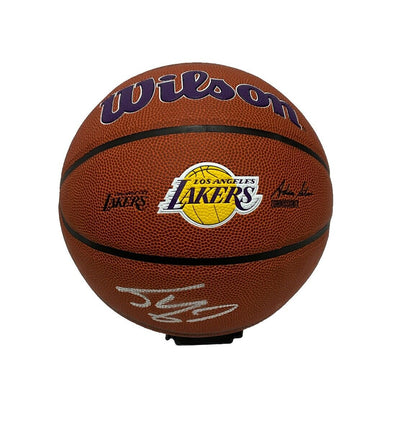 SHAQUILLE O'NEAL SIGNED LOS ANGELES LAKERS WILSON LOGO BASKETBALL BAS 1W489440