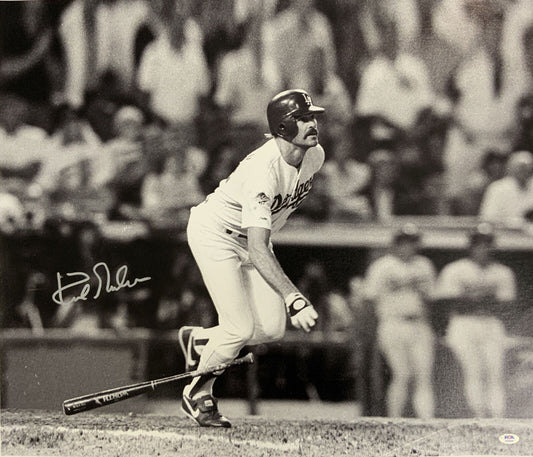 KIRK GIBSON DODGERS 1988 WORLD SERIES CHAMPION SIGNED 22X28 CANVAS PSA AI33538