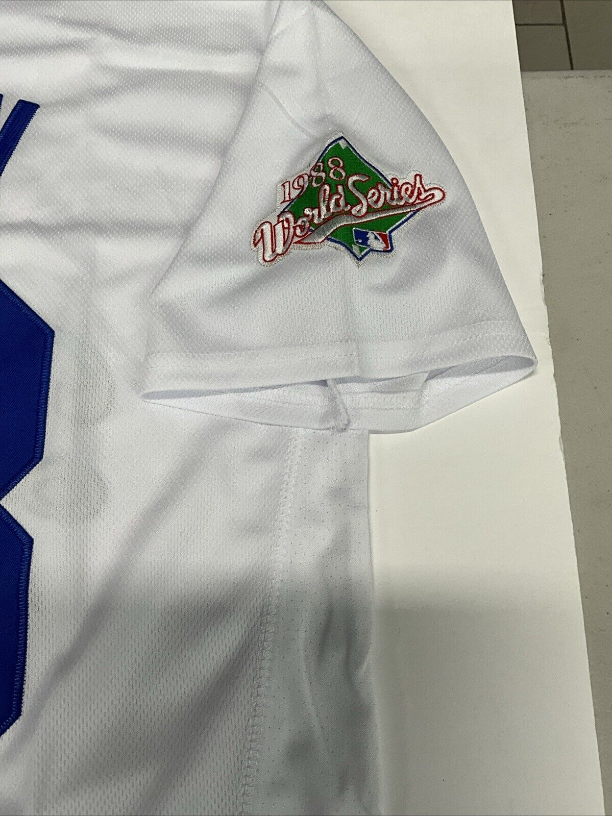 KIRK GIBSON SIGNED DODGERS 88 WORLD SERIES JERSEY "88 NL MVP" INSC BAS WE78222