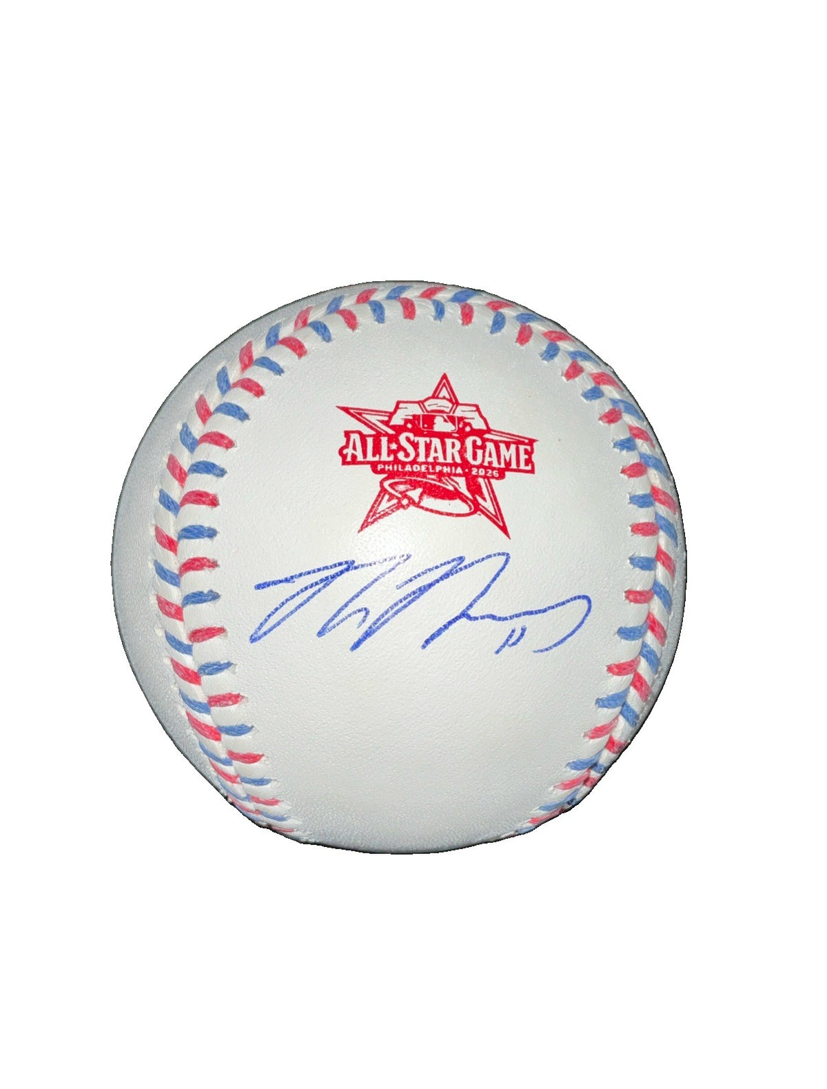 MAX MUNCY  DODGERS WS CHAMPION SIGNED 2026 ALL STAR GAME BASEBALL PSA ITP COA