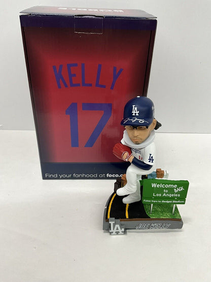 JOE KELLY SIGNED WELCOME BACK TO LA BOBBLEHEAD "NICE SWING BITCH"  PSA 3C13431