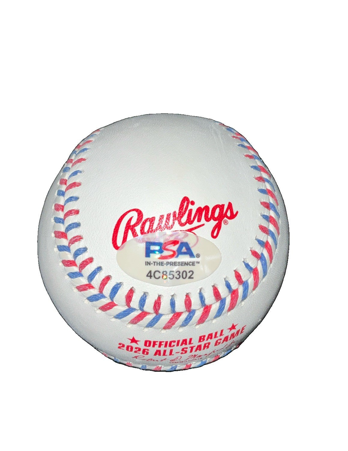 MAX MUNCY  DODGERS WS CHAMPION SIGNED 2026 ALL STAR GAME BASEBALL PSA ITP COA