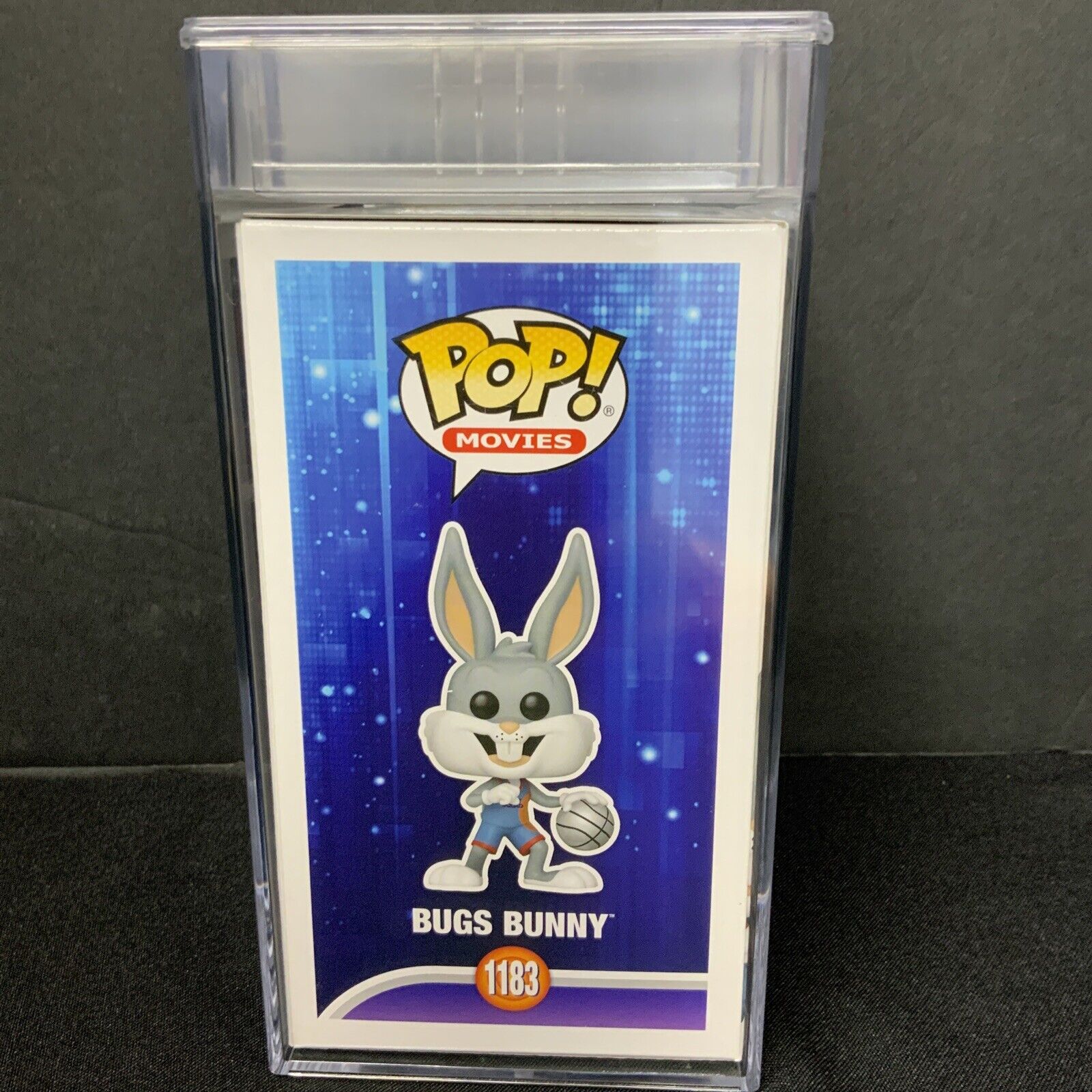 JEFF BERGMAN SIGNED SPACE JAM BUGS BUNNY FUNKO POP #1183 PSA SLABBED AM00716