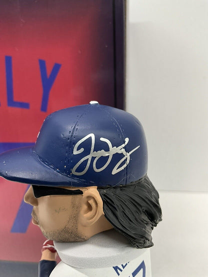 JOE KELLY SIGNED WELCOME BACK TO LA DODGERS FOCO /72 BOBBLEHEAD PSA 3C13438