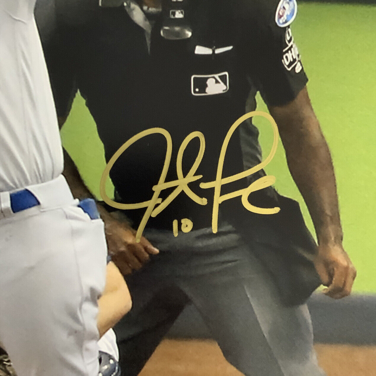 JUSTIN TURNER DODGERS SIGNED 16X20 HOMERUN PHOTO BECKETT WITNESS