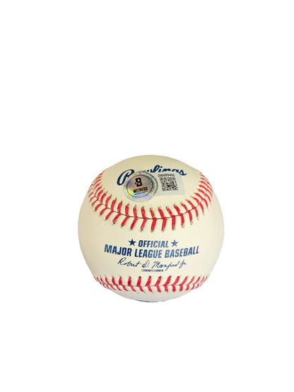 KIRK GIBSON DODGERS TIGERS WS CHAMPION SIGNED MLB BASEBALL BECKETT WITNESS