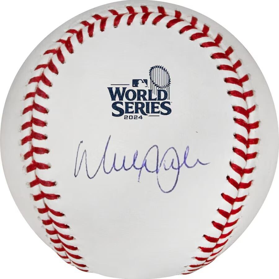 WALKER BUEHLER DODGERS SIGNED 2024 WORLD SERIES BASEBALL PRE-SALE PSA