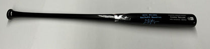 CHRIS TAYLOR DODGERS SIGNED VICTUS BAT "2021 NL WC WALK0FF HOMERUN" BAS WZ59571