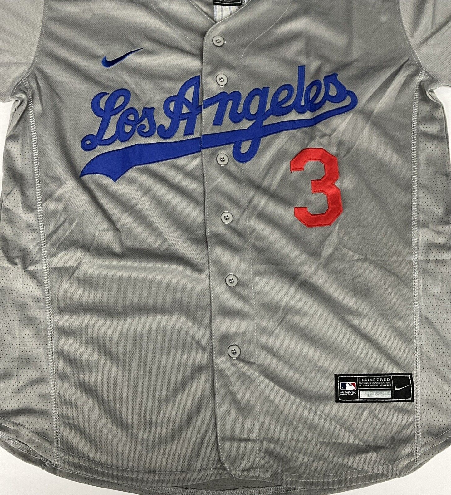 CHRIS TAYLOR DODGERS SIGNED 2020 WORLD SERIES JERSEY "2020 WS CHAMP" PSA 1C01400