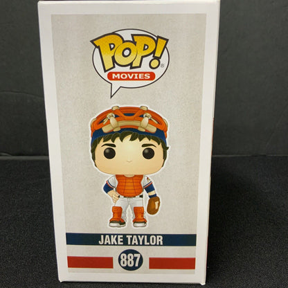 TOM BERENGER SIGNED "JAKE TAYLOR" MAJOR LEAGUE FUNKO POP #887 PSA AJ24235