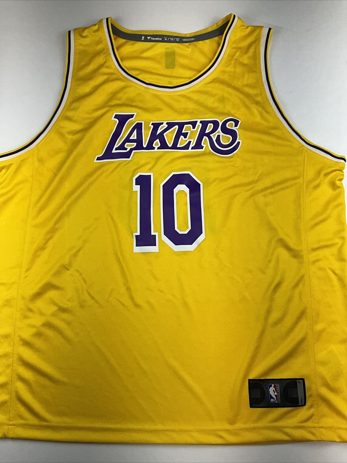 MAX CHRISTIE SIGNED LOS ANGELES LAKERS FANATICS NBA JERSEY PSA ITP 2C87957