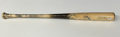 CHRIS TAYLOR DODGERS SIGNED GAME USED VICTUS BAT "2021 GAME USED" IN BAS WW26555