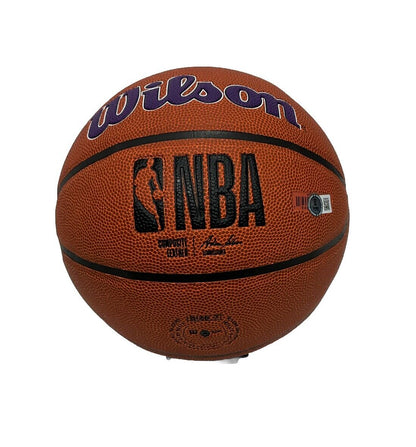 SHAQUILLE O'NEAL SIGNED LOS ANGELES LAKERS WILSON LOGO BASKETBALL BAS 1W489440