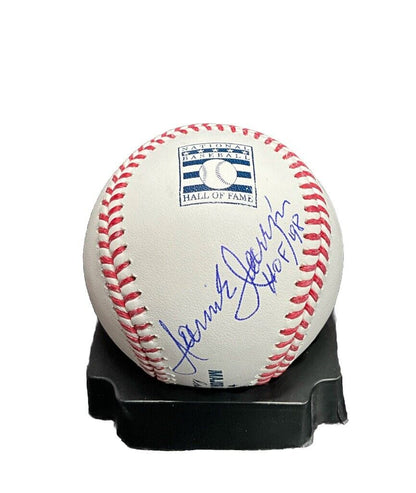 JAIME JARRIN DODGERS LEGENDARY BROADCASTER SIGNED HOF BASEBALL "HOF/98"  PSA