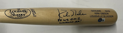 KIRK GIBSON DODGERS SIGNED LOUISVILLE SLUGGER BAT "88 WS WALK OFF HR BAS W140600