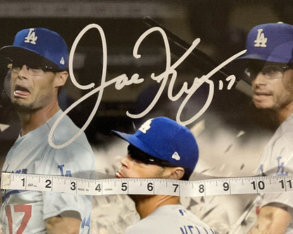 13/17 JOE KELLY DODGERS SIGNED 22X26 POUTY FACE EDIT CANVAS NICE SWING BITCH PSA