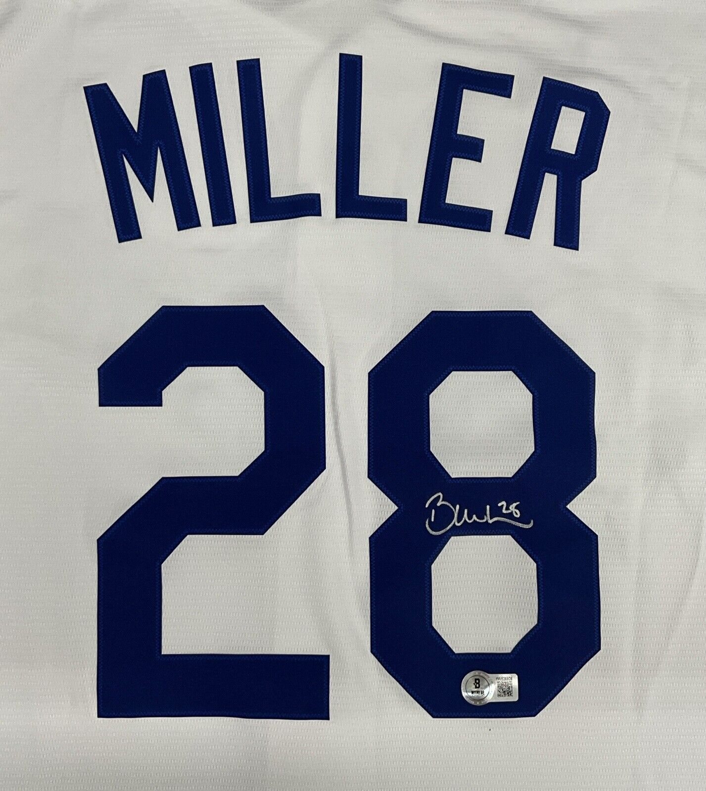 BOBBY MILLER SIGNED DODGERS NIKE JERSEY BECKETT ITP 1W826505