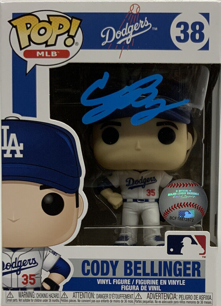 AAA w.o.gグッズ CODY BELLINGER SIGNED LOS ANGELES DODGERS WS CHAMP FUNKO POP 38