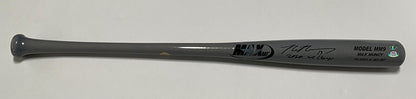 MAX MUNCY DODGERS SIGNED MAXBAT GAME MODEL BAT "2020 WS CHAMPS" INSC PSA 1C01765