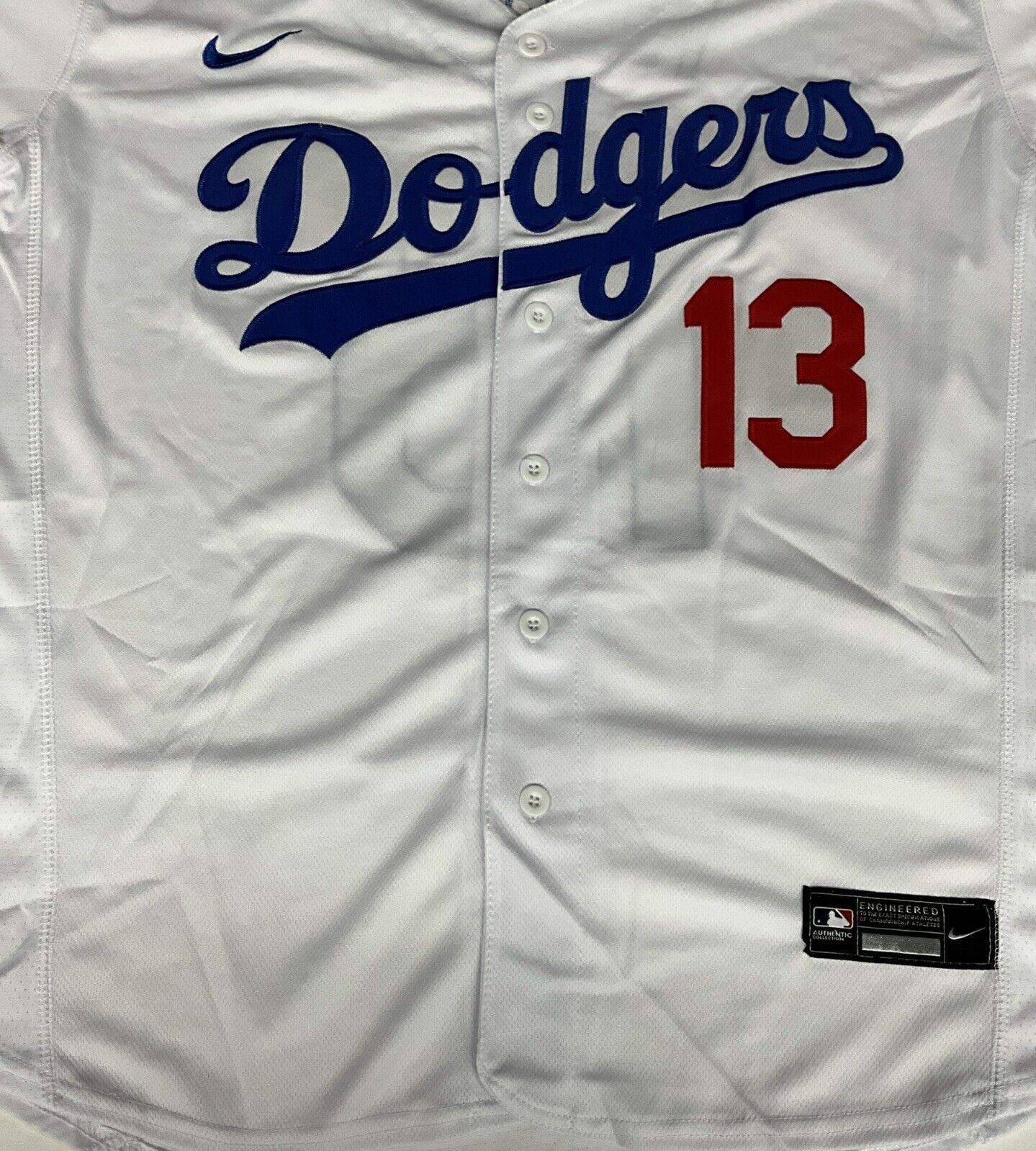 MAX MUNCY DODGERS SIGNED 2020 WORLD SERIES JERSEY "2020 WS CHAMPS" PSA 1C01893