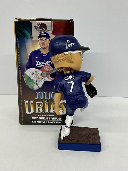 JULIO URIAS SIGNED DODGERS CITY CONNECT 2022 SGA BOBBLEHEAD BECKETT WX95680