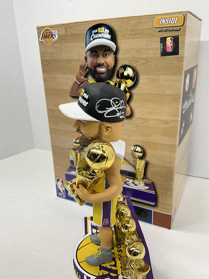 DEREK FISHER SIGNED LAKERS 5X CHAMPION LIMITED #/360 FOCO BOBBLEHEAD BAS W128230