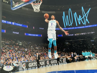 MALIK MONK LAKERS SIGNED 8X10 CHARLOTTE HORNETS PHOTO PSA ITP AUTHENTICATED