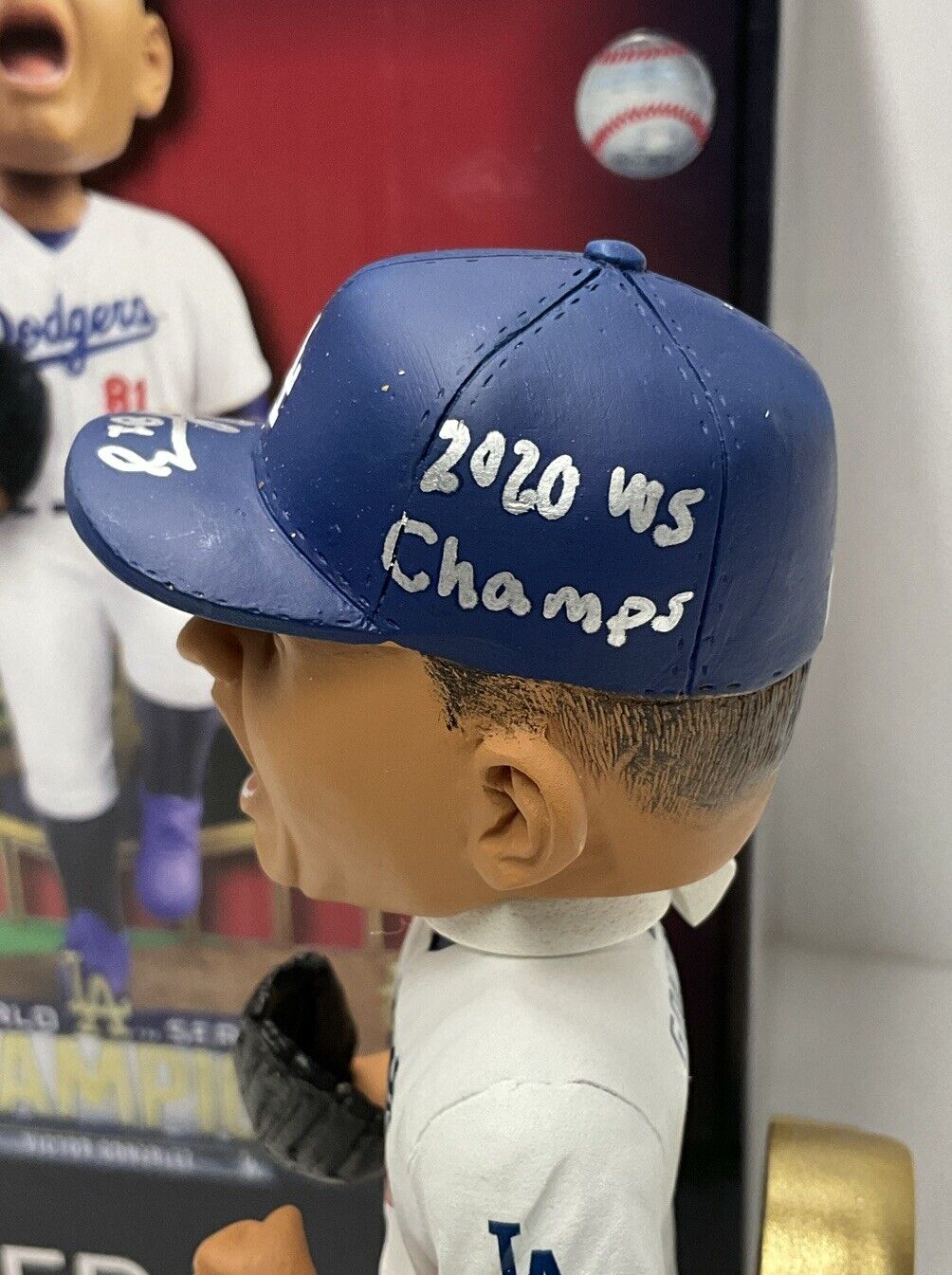 VICTOR GONZALEZ DODGERS SIGNED 20 WS FOCO BOBBLEHEAD "2020 WS CHAMP" PSA 2C88330