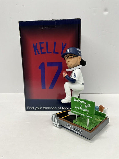 JOE KELLY SIGNED WELCOME BACK TO LA BOBBLEHEAD "NICE SWING BITCH"  PSA 3C13430