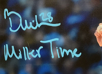 17/28 BOBBY MILLER DODGERS SIGNED 20X30 CANVAS PRINT "MILLER TIME" BECKETT ITP