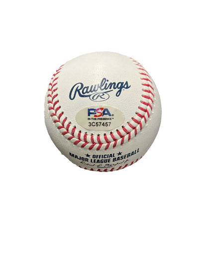 KIKE HERNANDEZ 2X WS CHAMP LOS ANGELES DODGERS SIGNED MLB BASEBALL PSA WITNESS
