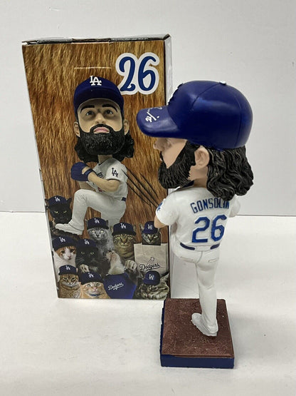 TONY GONSOLIN SIGNED DODGERS SGA BOBBLEHEAD "2020 WS CHAMPS" INSCRIP PSA 2C60241