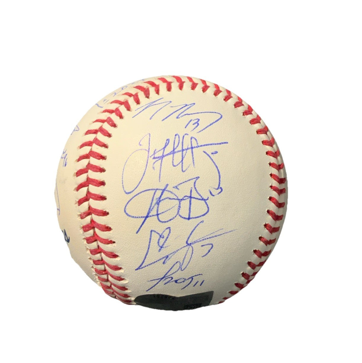 DODGERS SIGNED 2024 WORLD SERIES BALL 21 AUTOS FREEMAN TEO MUNCY BUEHLER PSA 072