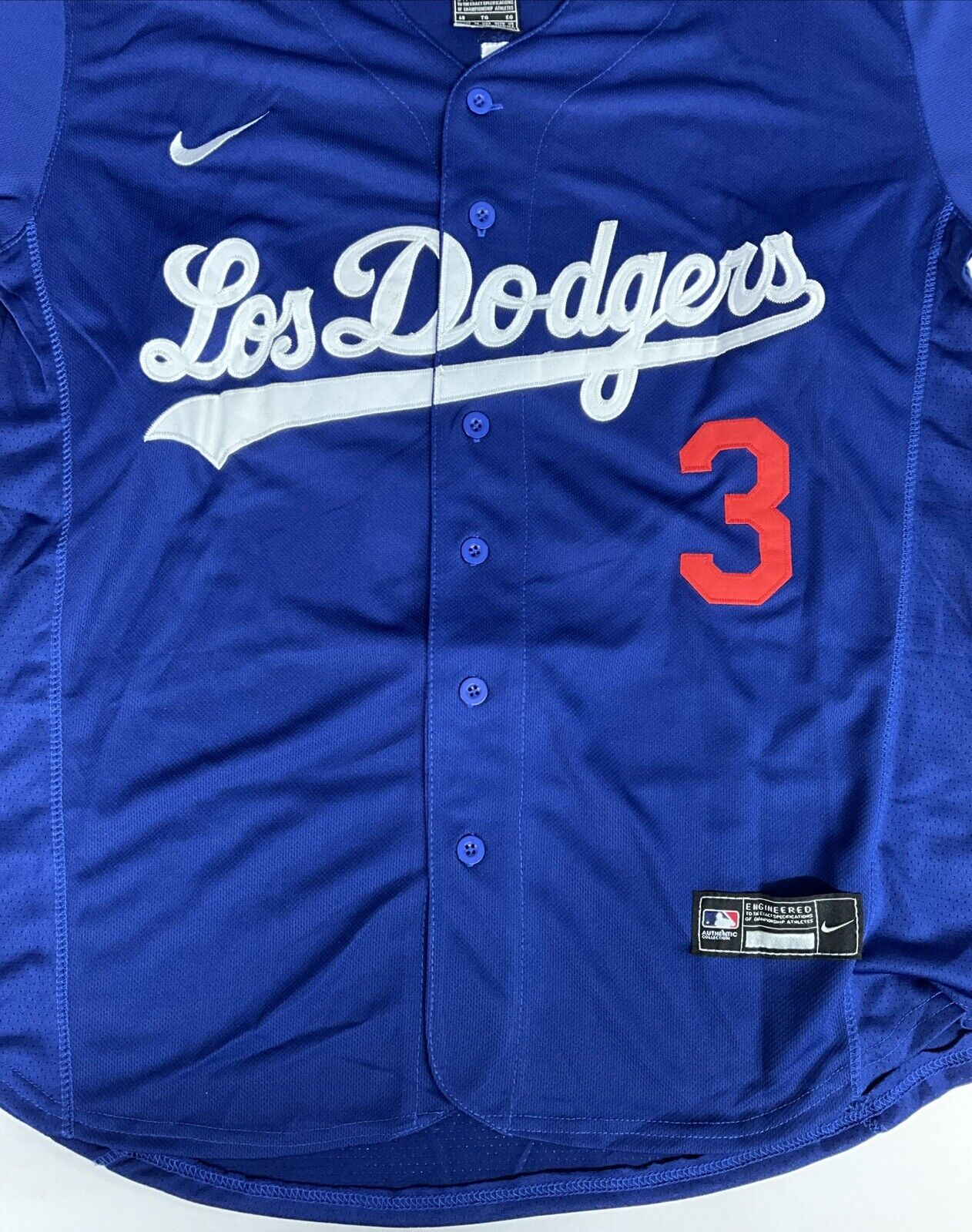 CHRIS TAYLOR DODGERS SIGNED CITY CONNECT JERSEY "CT3" INSCRIPTION PSA 1C01353