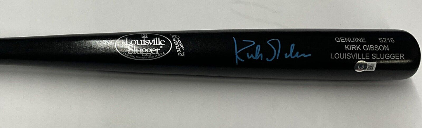 KIRK GIBSON DODGERS SIGNED LOUISVILLE SLUGGER GAME MODEL BAT BAS W140594