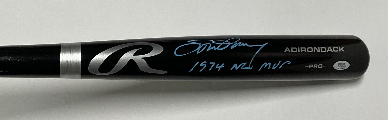 STEVE GARVEY DODGER SIGNED RAWLINGS FULL SIZE BAT "1974 NL MVP" INS PSA 3C13607