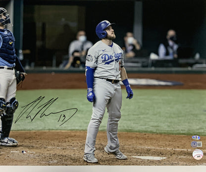 MAX MUNCY DODGERS SIGNED 16X20 2020 WORLD SERIES GAME 5 HOMERUN PHOTO BECKETT