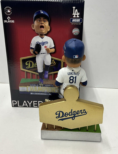 VICTOR GONZALEZ DODGERS SIGNED 20 WS FOCO BOBBLEHEAD "2020 WS CHAMP" PSA 2C88330