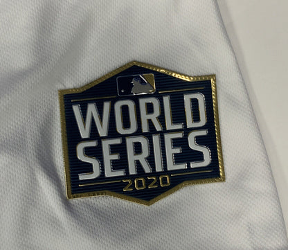 CODY BELLINGER DODGERS CHAMPION SIGNED 2020 WORLD SERIES JERSEY MLB VT102744